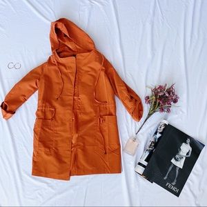 NWOT Orange Jacket  (size small)